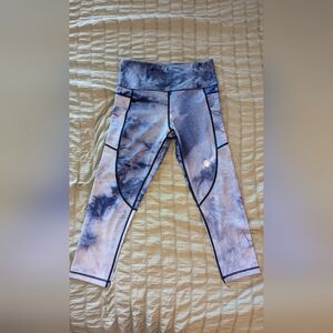 Zyia Lite N tight crop tie dye